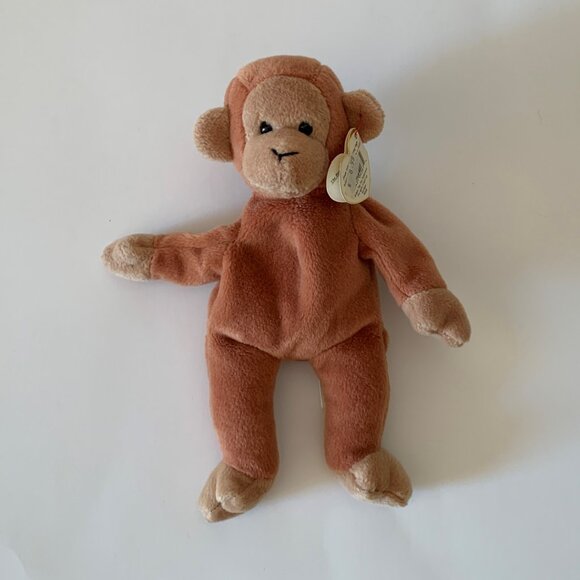 TY Beanie Babies "Bongo the Monkey" - 1995 Original Retired w/ Tags - Style 4067 - Picture 7 of 8